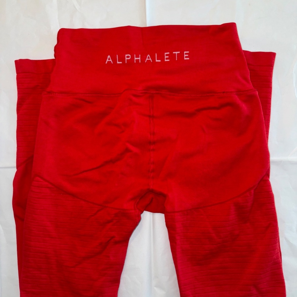 Alphalete Red Revival Leggings